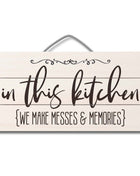 Make Messes & Memories Decorative Pallet Wood Sign 12