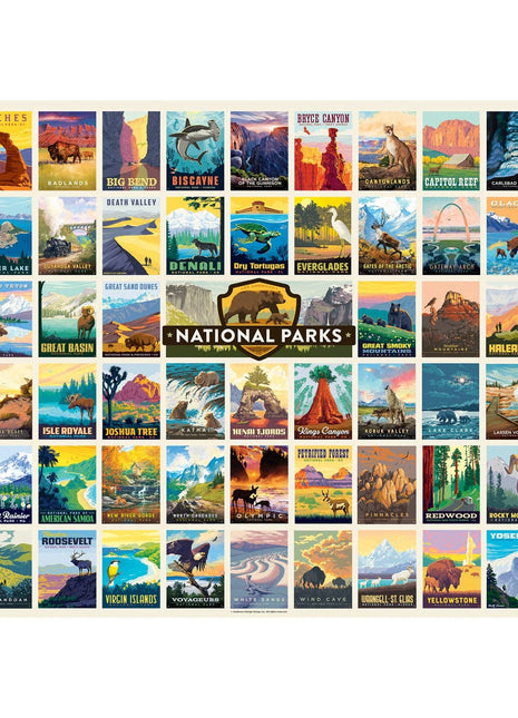 National Parks by Anderson Design Group 1000 Piece Puzzle