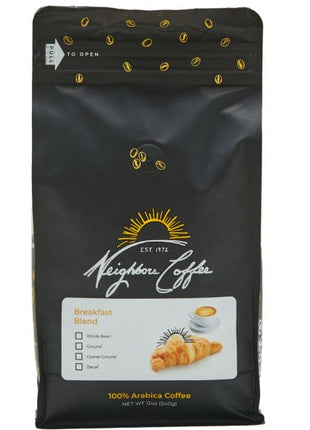 Neighbors Breakfast Blend Coffee, Medium Roast