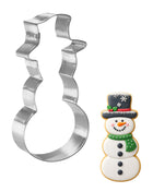 Snowman w/Top Hat Cookie Cutter (4″)