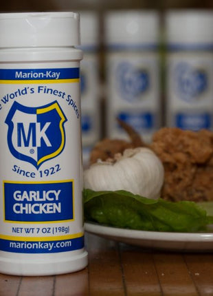 Marion-Kay Garlicy Chicken Seasoning 7 oz | Savory Garlic Poultry Seasoning Blend for Chicken, Turkey & Grilled Meats