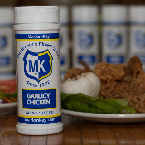 Marion-Kay Garlicy Chicken Seasoning 7 oz | Savory Garlic Poultry Seasoning Blend for Chicken, Turkey & Grilled Meats