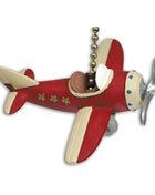 Fighter airplane ceiling fan pull charm