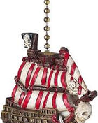 Ceiling Fan Pull - Pirate Ship Skull