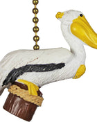 Pelican ceiling fan pull charm