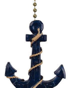 Ceiling Fan Pull - Navy Anchor