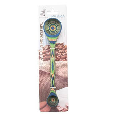 Island Bamboo Peacock Pakka Measuring Spoon