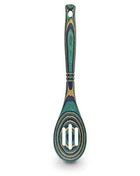Island Bamboo Peacock Slotted Spoon