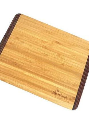 Island Bamboo 7”x 9”x 3/8” Bar Board With Rainbow Accent