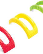Fox Run Stackable Taco Holders, Red, Yellow, Green, Set of 12
