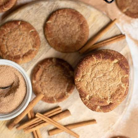 Neighbors Coffee Roasters Snickerdoodle Coffee | Cinnamon Sugar Cookie Flavored Medium Roast Coffee | Whole Bean or Ground | 1/2 lb & 1 lb Bags