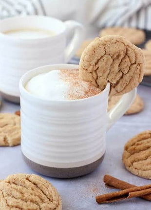 Neighbors Coffee Roasters Snickerdoodle Coffee | Cinnamon Sugar Cookie Flavored Medium Roast Coffee | Whole Bean or Ground | 1/2 lb & 1 lb Bags
