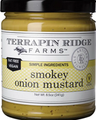 Terrapin Ridge Farms Smokey Onion Mustard – Gourmet Mustard for Burgers, Brats, Sandwiches & More – 8.5 oz Jar