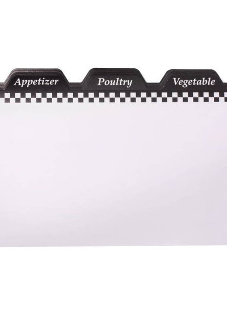 Harold Imports 4" x 6" Recipe Card Dividers
