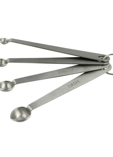 Pinch- Smidgen- Dash Measuring Spoon Display- Stainless Steel