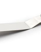 Offset Icing Spatula, 8-Inch Stainless Steel Blade, Wood Handle, Metallic