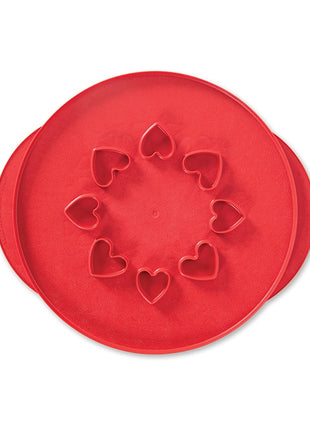 Reversible Pie Top Cutter - Lattice and Hearts