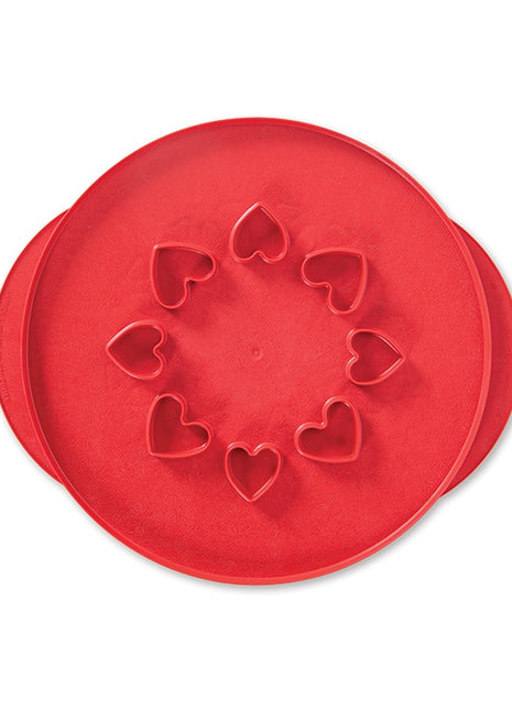 12 Inch Lattice & Hearts Reversible Pie Top Cutter