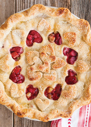 Reversible Pie Top Cutter - Lattice and Hearts
