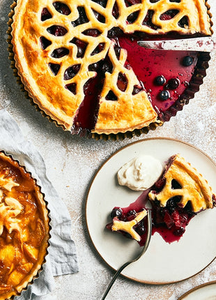 Reversible Pie Top Cutter - Lattice and Hearts