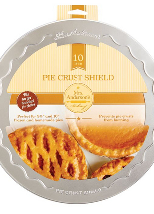 Mrs. Anderson's Baking Pie Crust Shield, 10in