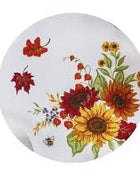 Kay Dee Designs Harvest Sunflower Braided Placemat