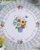 Flower Market Braided Placemat - 14.5” Round