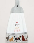 Best Cat Ever Tie Kitchen Towel