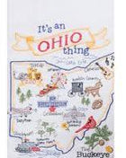 It’s A State Thing Ohio Embroidered Flour Sack Towel