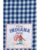 It’s A State Thing Indiana Embroidered Flour Sack Towel