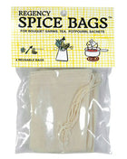 Regency Spice Bag for Bouquet Garnis with Drawstring Tops, Set of 4