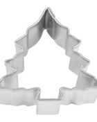 MINI CHRISTMAS TREE W/SNOW COOKIE CUTTER (1.5″)