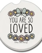 Ceramic Car Coasters - You Are So Loved