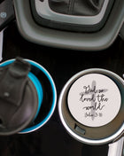 Ceramic Car Coasters - God So Loved The World