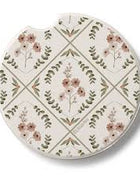 Ceramic Car Coaster - Wildflower Geo