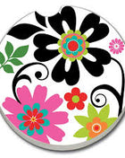 Ceramic Car Coaster - Metro Bold