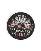 Ceramic Car Coaster - Country Girl