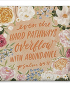 Square Drink Coaster - Psalm 65:11