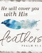 Square Drink Coaster - Feathers