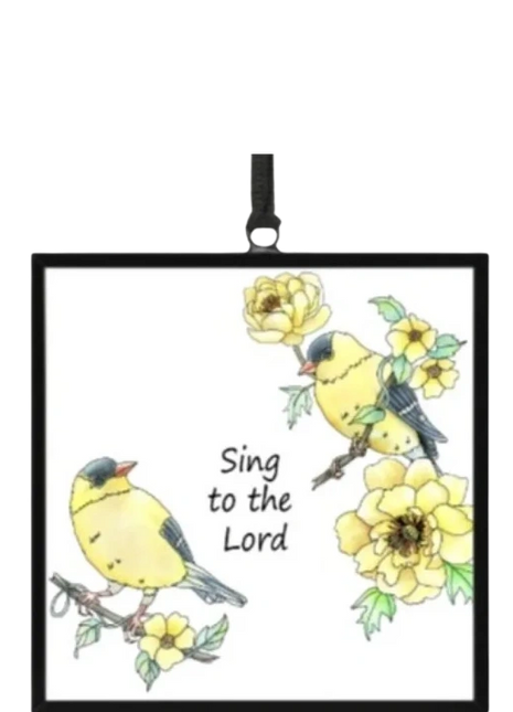 Stained Glass Window Art - Sing To The Lord