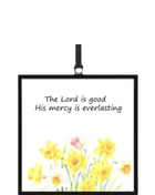 Stained Glass Window Art - The Lord Is Good