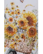 SUNFLOWERS FOREVER BIKE TERRY TOWEL