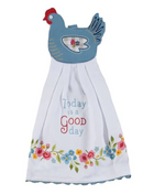 Countryside Rooster Hang-Up Kitchen Towel