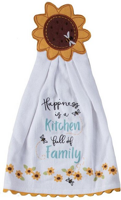 Sunflowers Forever Hanging Towel