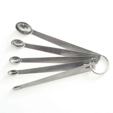 MINI MEASURING SPOONS, 5 PC SET