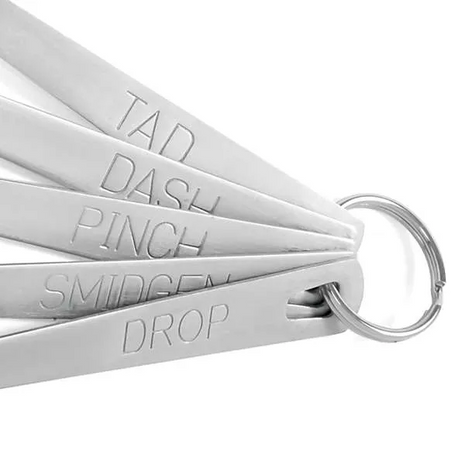MINI MEASURING SPOONS, 5 PC SET
