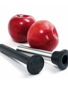 S/S DELUXE APPLE CORER WITH CORE EJECTOR, BLACK