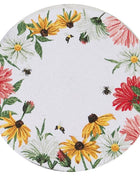 Floral Buzz Round Braided Placemat