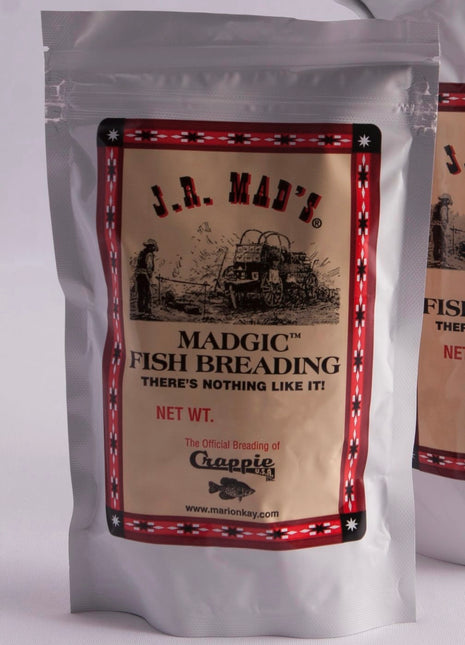 J.R. Mad's Madgic Fish Breading package front