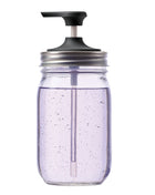 SOAP PUMP FOR REGULAR MOUTH MASON JARS, BLACK